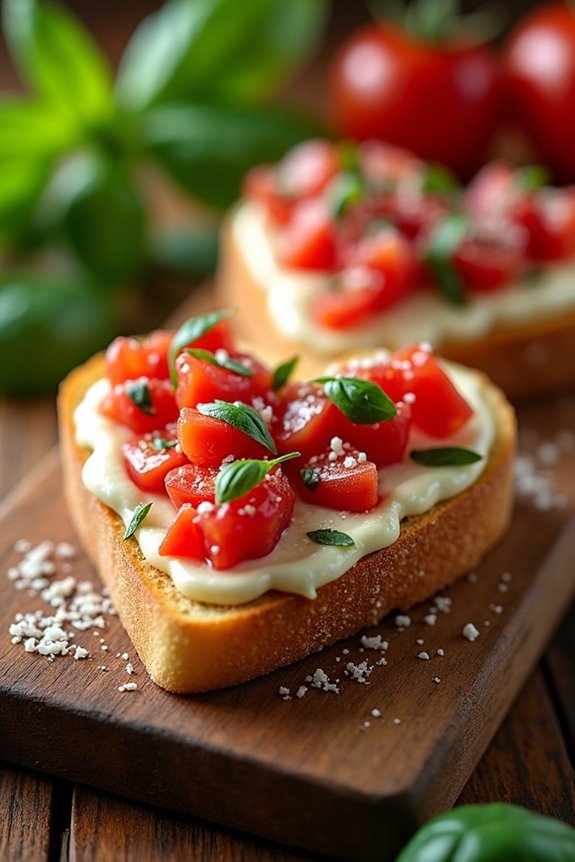heart shaped bruschetta recipe