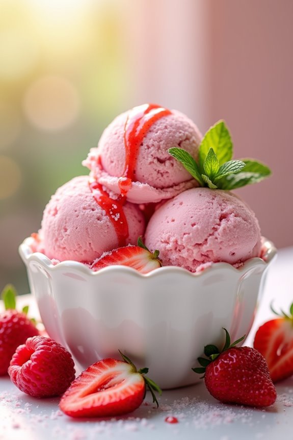 homemade strawberry ice cream recipe