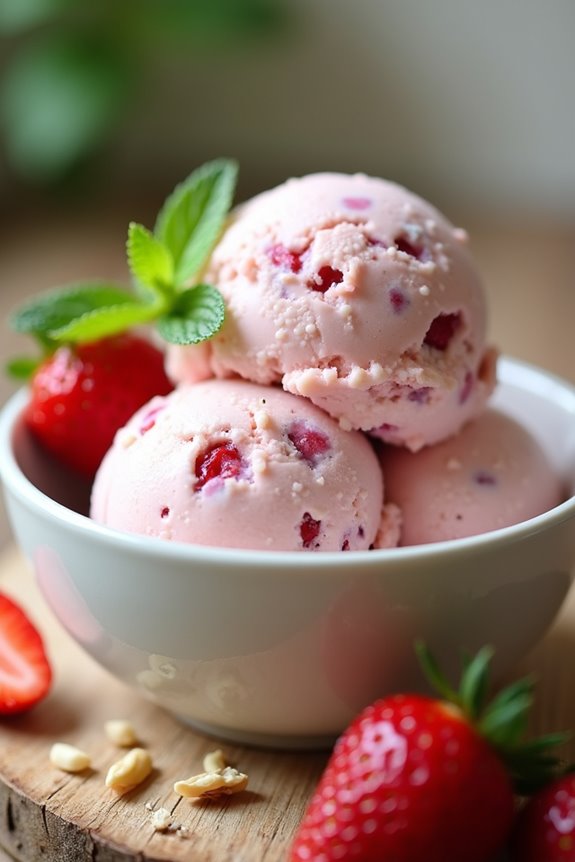 homemade strawberry ice cream recipe