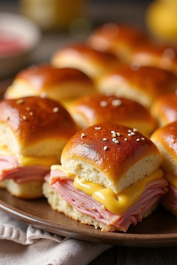 honey mustard ham sliders