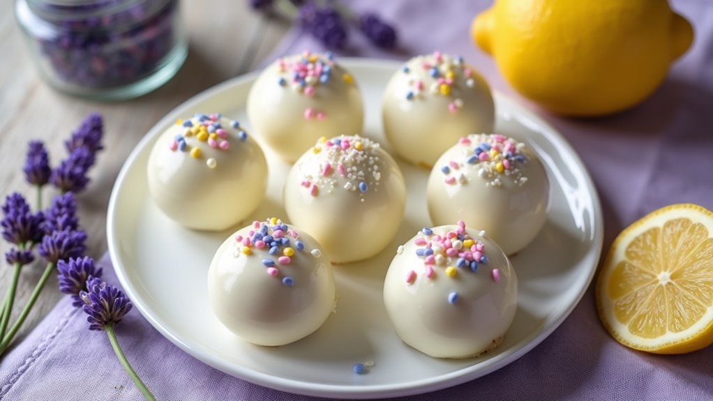 lavender flavored cake balls recipe