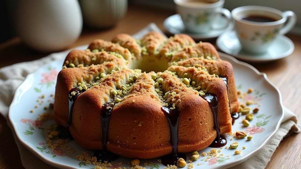 pistachio coffee cake delight