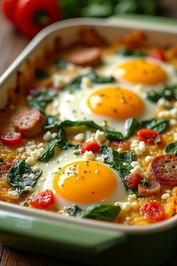 protein packed breakfast bake