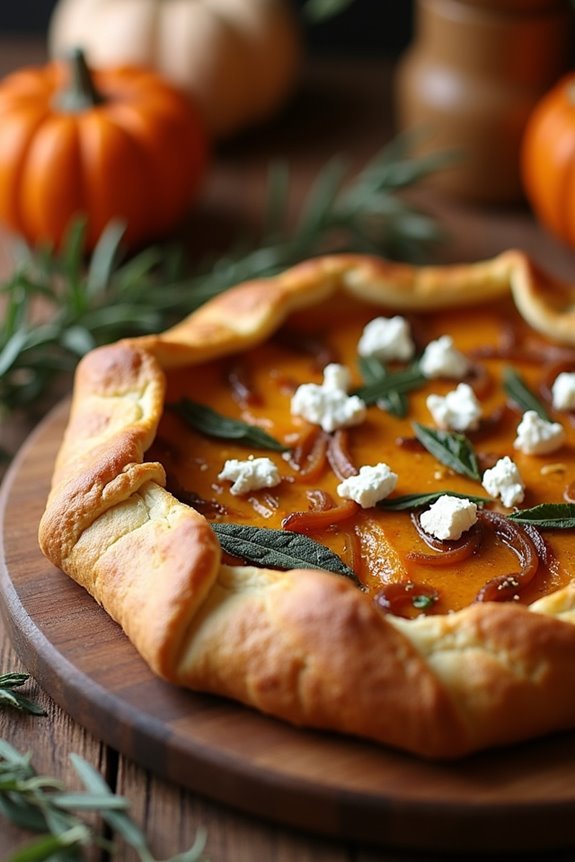 pumpkin sage galette recipe