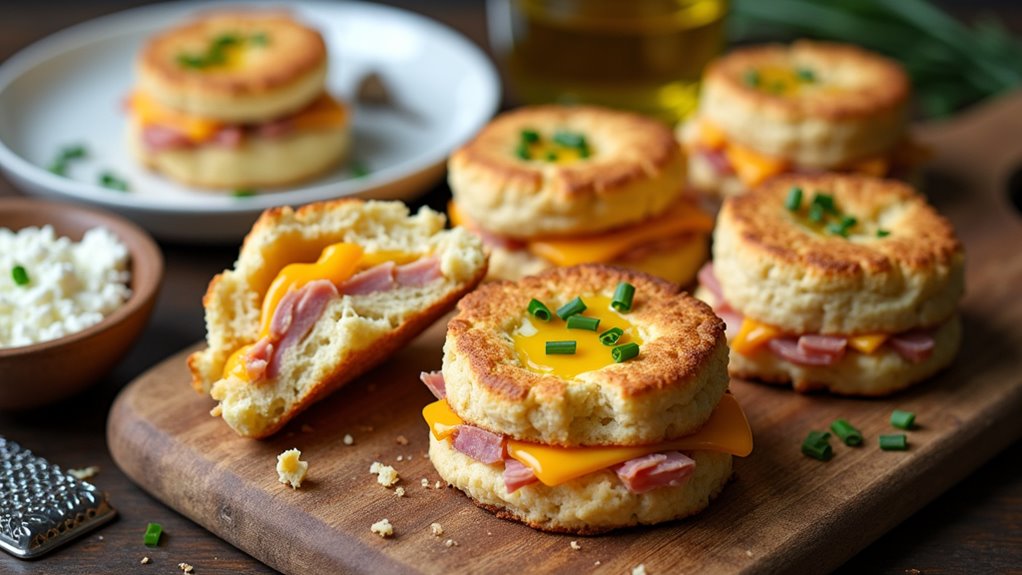 quick protein rich breakfast biscuits