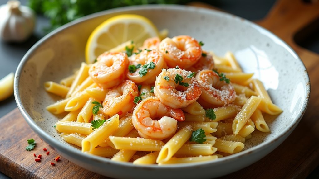shrimp penne pasta recipe