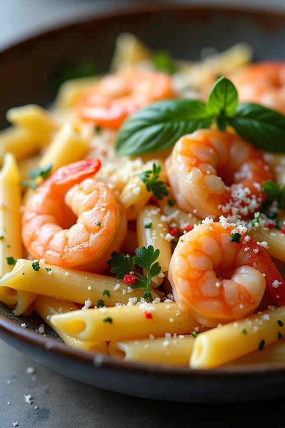shrimp penne pasta recipe