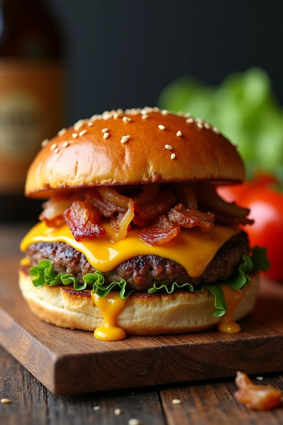 smash burgers with baconnaise