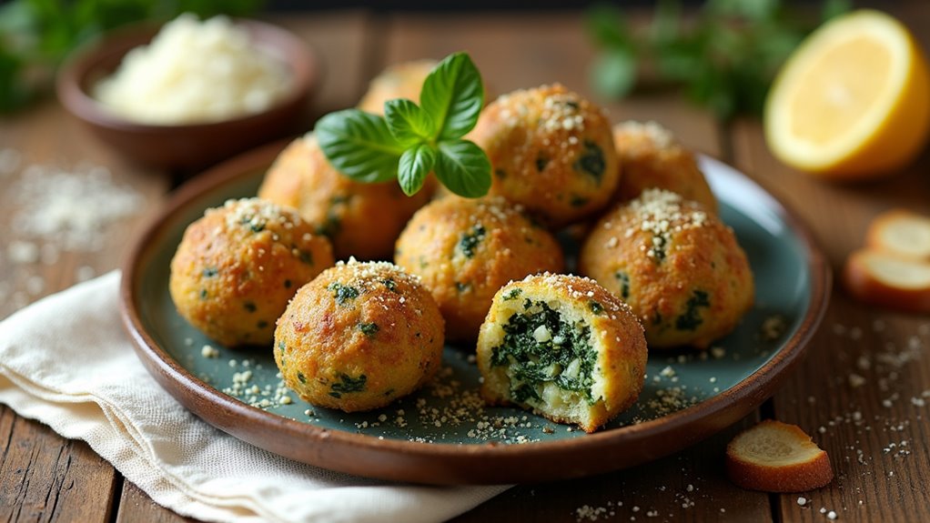 spinach balls for appetizers