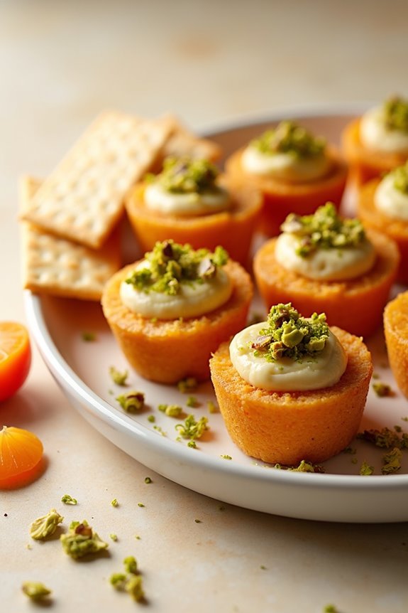 sweet apricot goat cheese bites