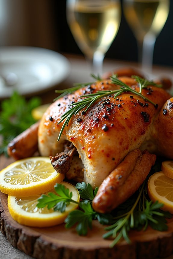 zesty lemon herb roast chicken